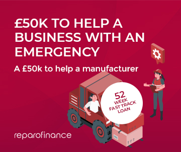 Reparo Finance Completed Deal: £50k to Help a Business with an Emergency